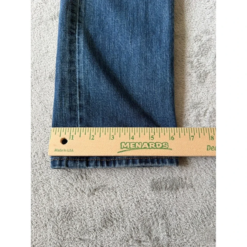 True Religion Mens Rocco Slim Jeans 28 x 32.5 Blue Distressed USA Y2K Skinny